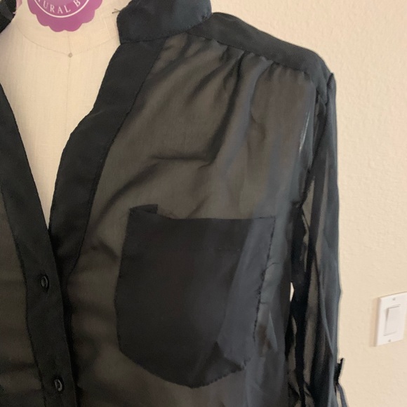 Truth Black Shirt See through. Size Small - Picture 5 of 5